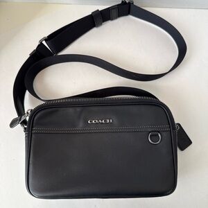 Coach Black Men's Belt Bag C-4148 NWOT